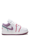 Jordan 1 Low "White Light Bordeaux" (GS)