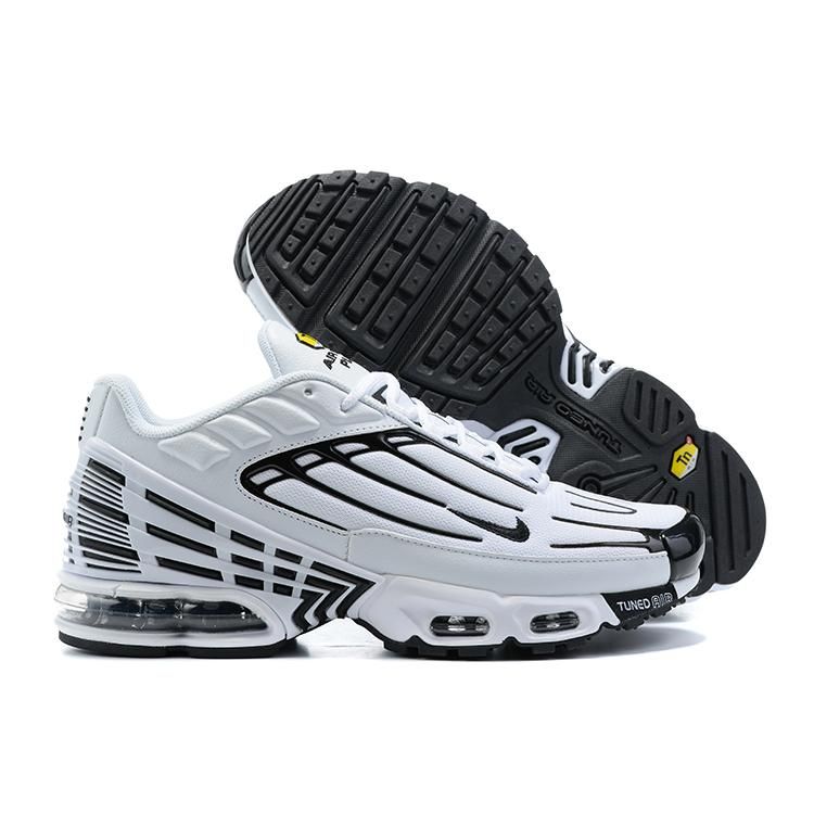 Air Max Plus 3 Leather White Black