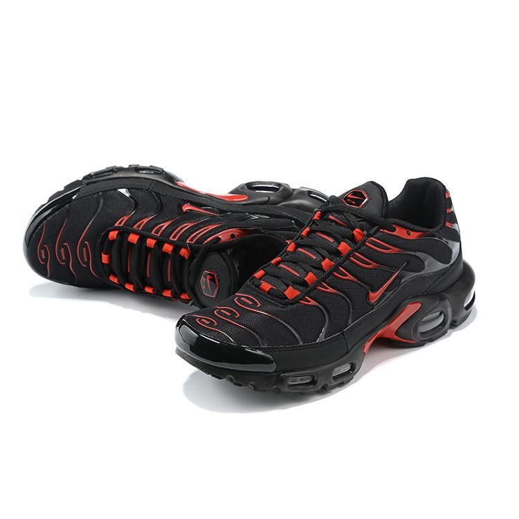 Air Max Plus Black University Red