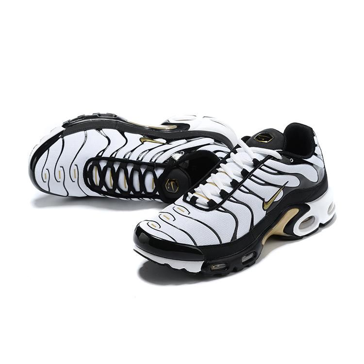 Air Max Plus Noir Blanc Or
