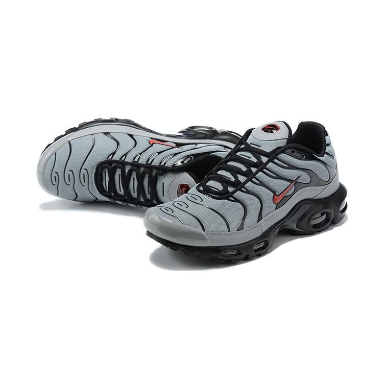 Air Max Plus Wolf Grey Black Crimson