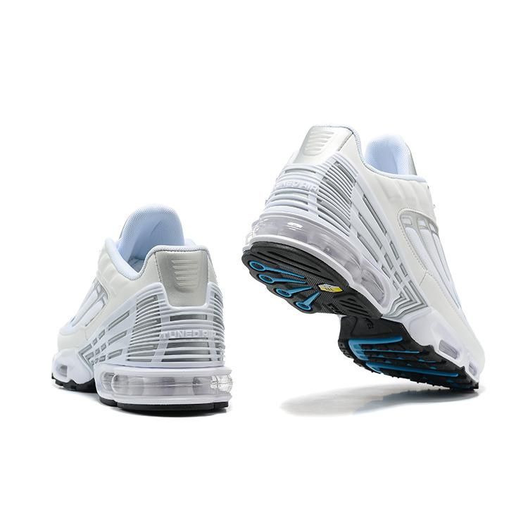 Air Max Plus 3 Blanc Argent Métallisé Bleu Laser