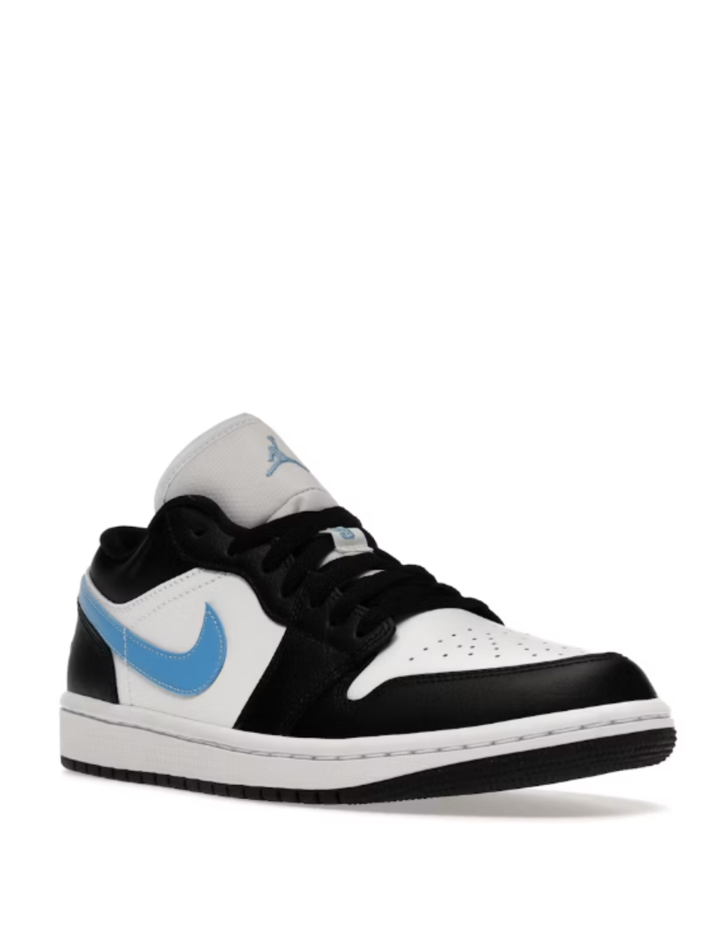 Jordan 1 Low Black "University Blue White" (W)