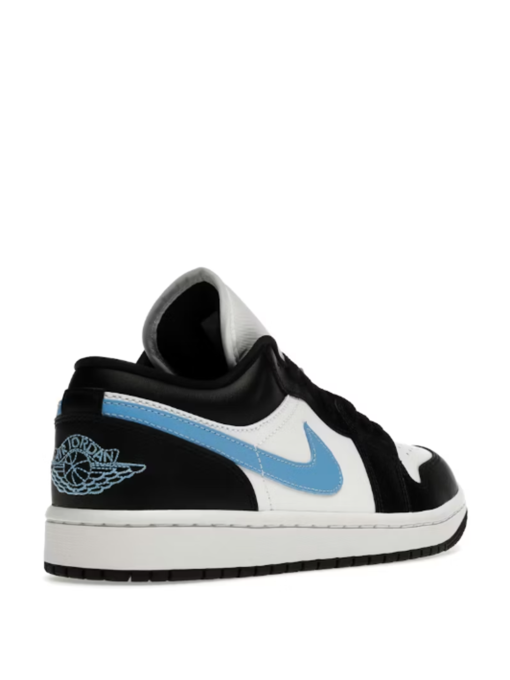 Jordan 1 Low Black "University Blue White" (W)