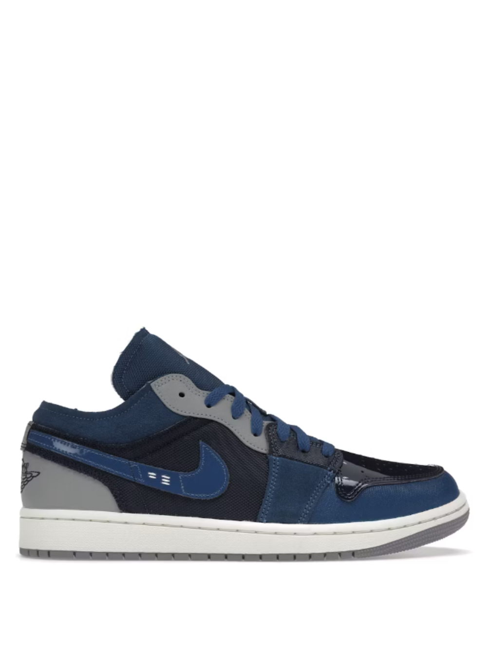 Jordan 1 Low SE Craft “Obsidian French Blue Ashen Slate White”