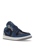 Jordan 1 Low SE Craft “Obsidian French Blue Ashen Slate White”