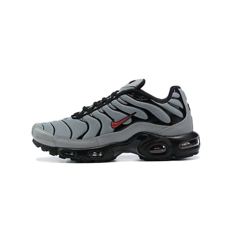 Air Max Plus Wolf Grey Black Crimson