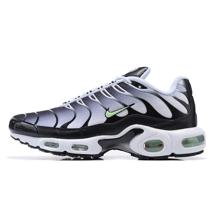Air Max Plus Blanc Noir Argent Réfléchissant Menthe Fraîche