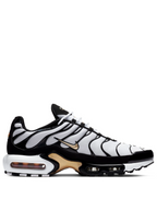 Nike Air Max Plus TN White Black Metallic Gold