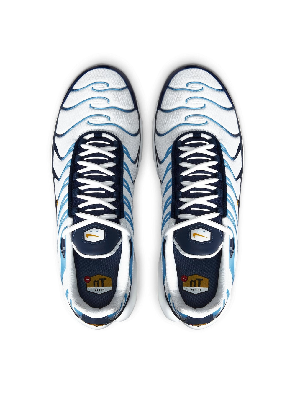 Nike Air Max Plus TN White Navy Gold