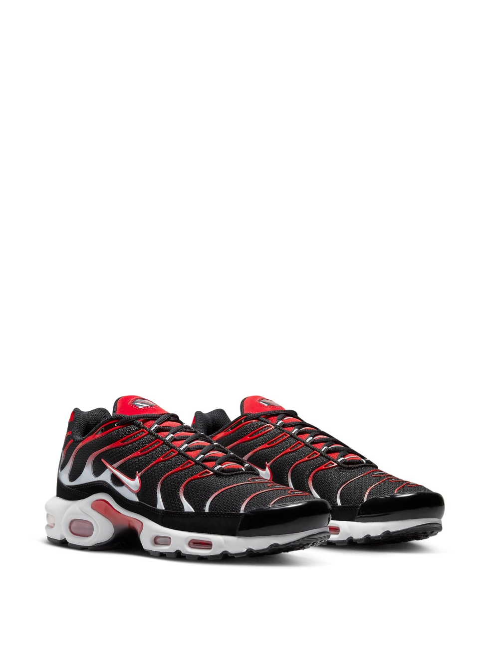 Nike Air Max Plus TN Black White University Red