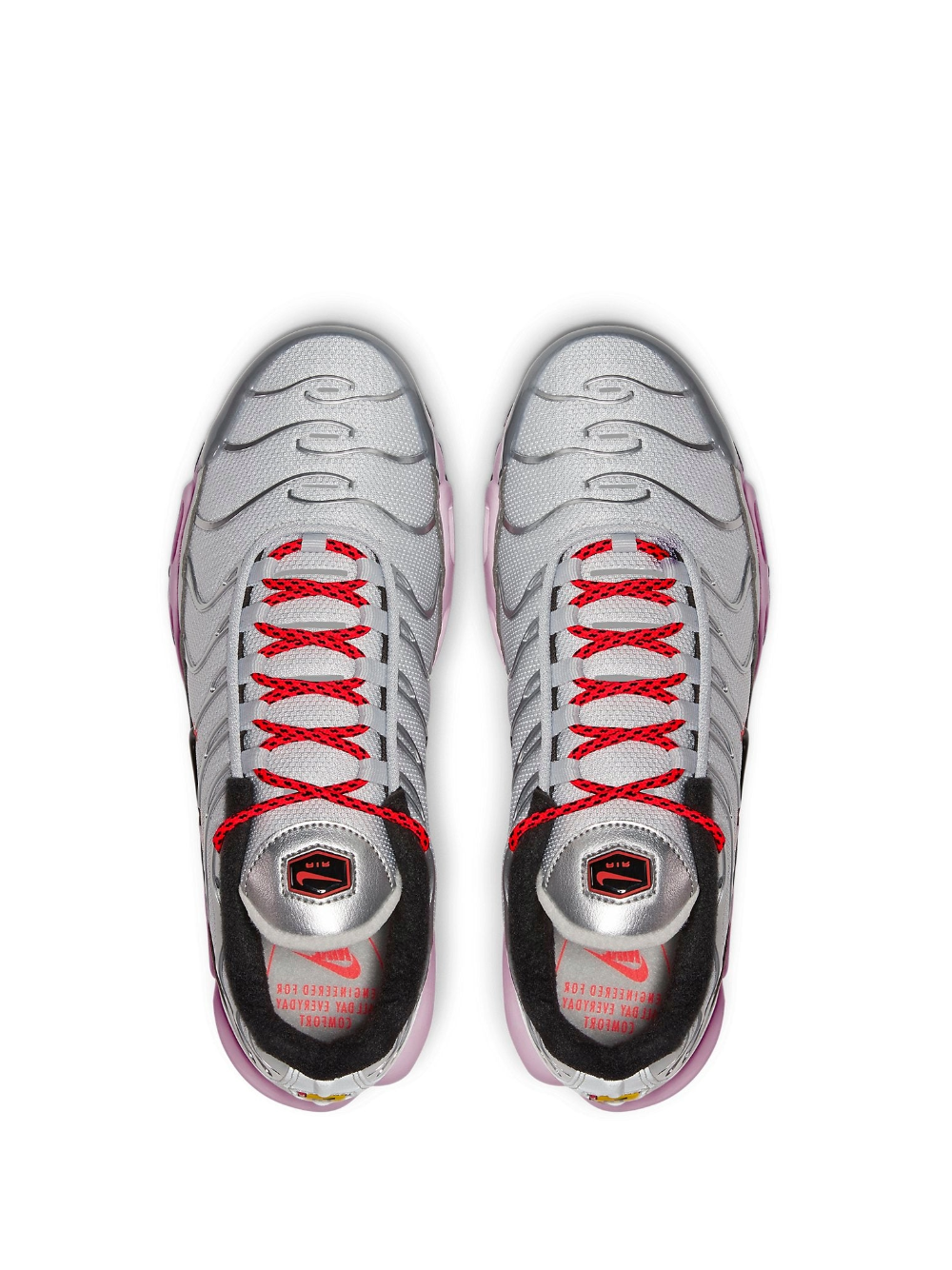 Nike Air Max Plus TN Metallic Silver Bright Crimson (W)