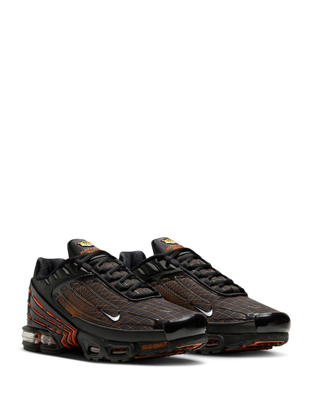 Nike Air Max Plus 3 Black Orange Spirograph