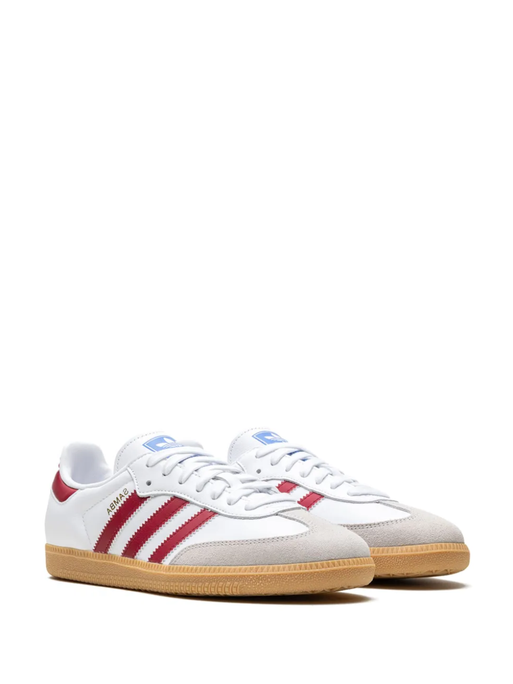 Adidas Samba OG White Collegiate Burgundy