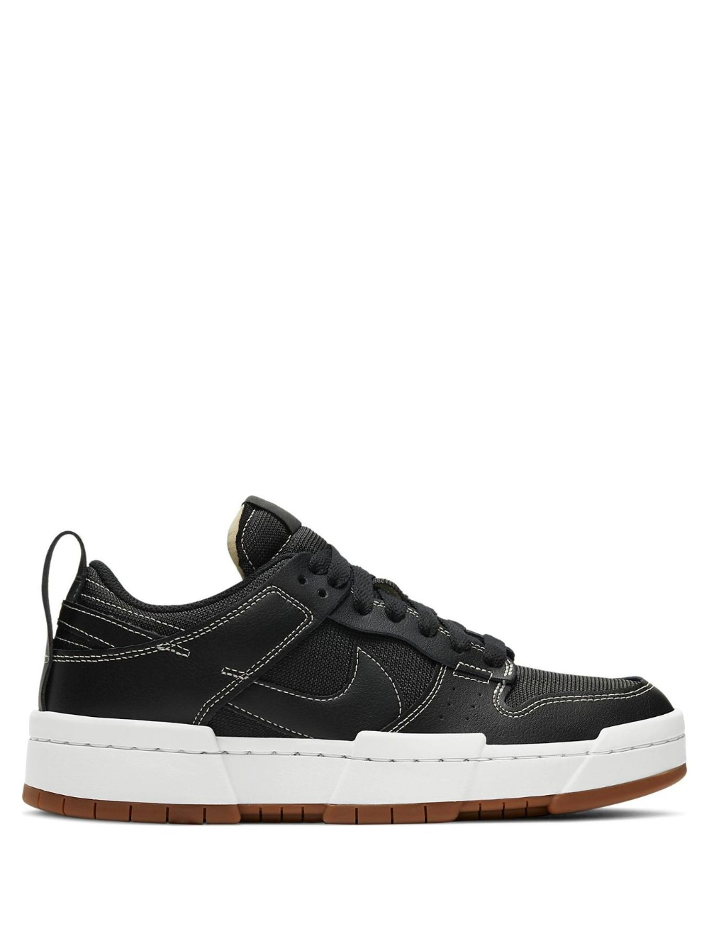 Dunk Low Disrupt “Black / White / Gum” (W) 