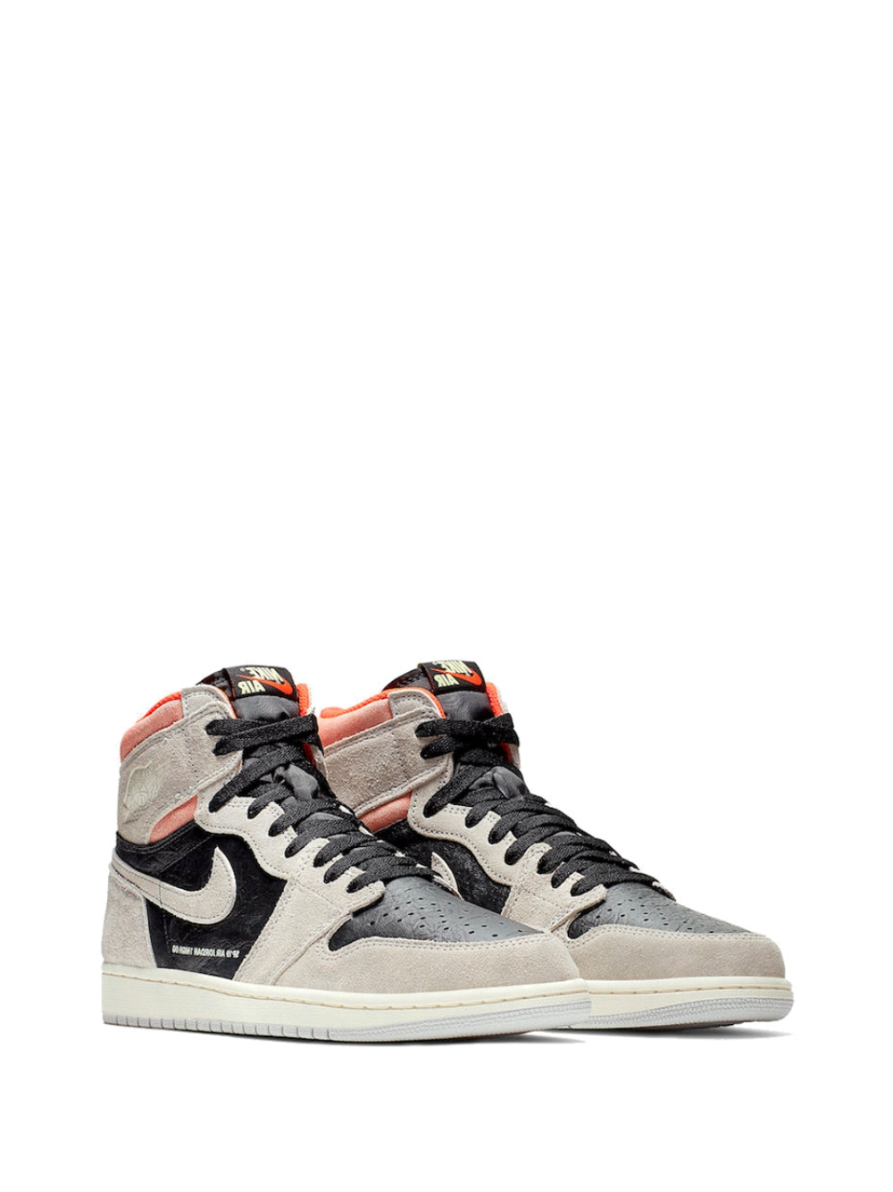 Air Jordan 1 Retro High OG Neutral Grey Hyper Crimson