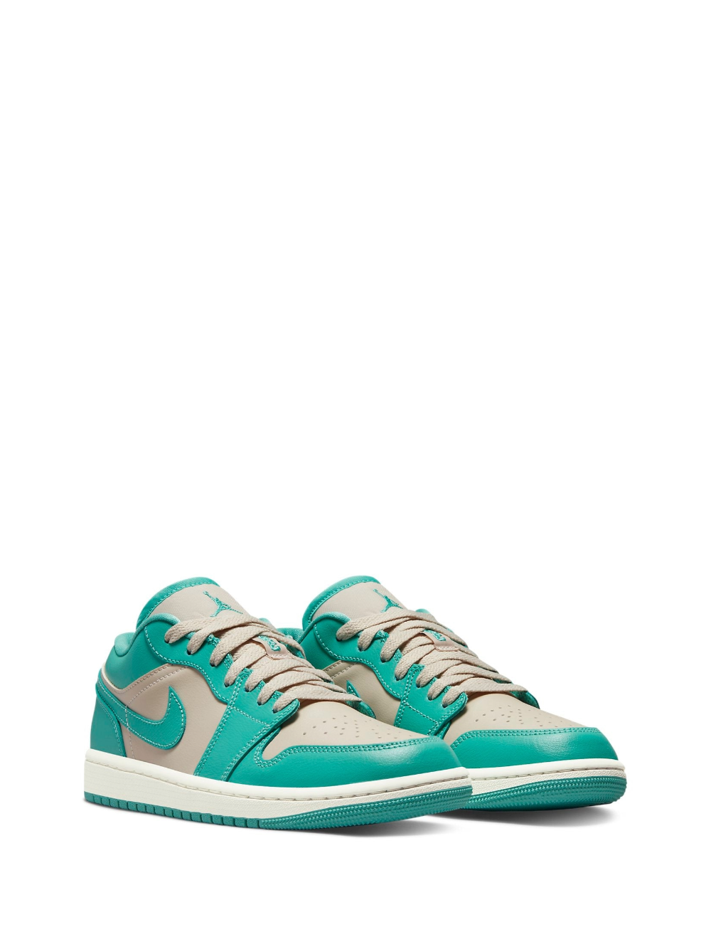 Air Jordan 1 Low Tropical Teal Sandy Beige