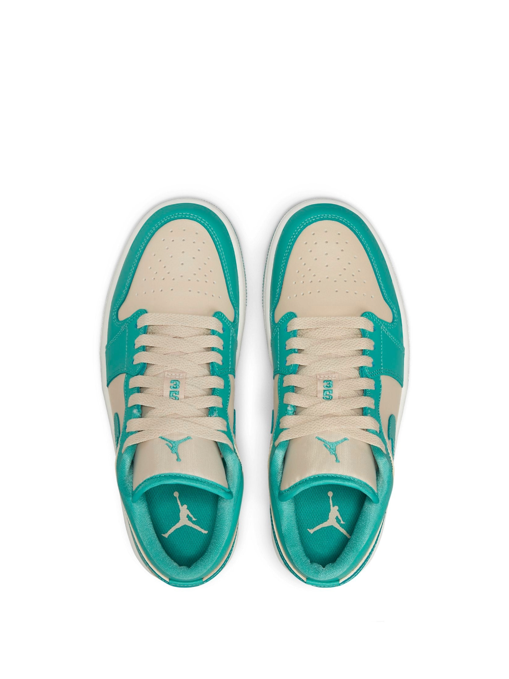 Air Jordan 1 Low Tropical Teal Sandy Beige