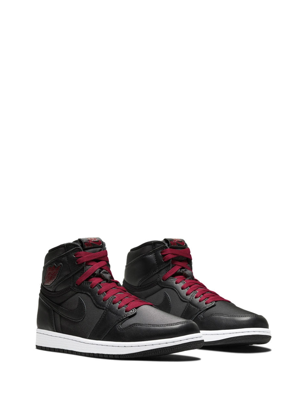 Air Jordan 1 Retro High OG Black Satin Gym Red