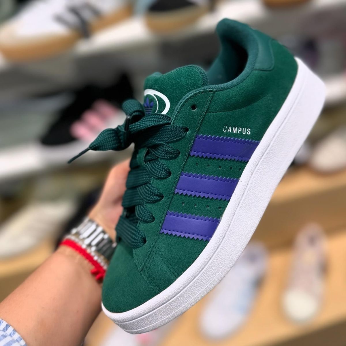 Campus 00s "Green Footwear White Energy Ink"