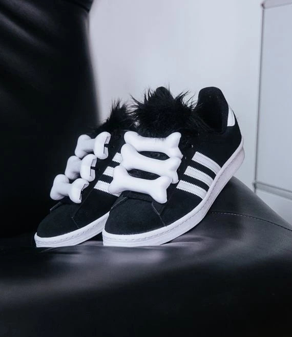 Jeremy Scott x adidas Campus 80 “Bones Black”