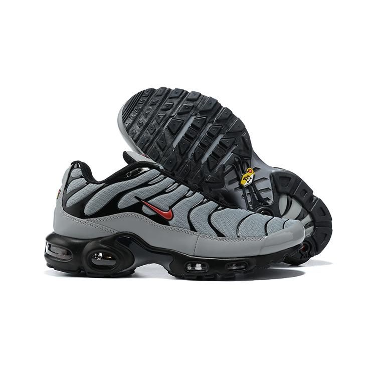 Air Max Plus Wolf Grey Black Crimson