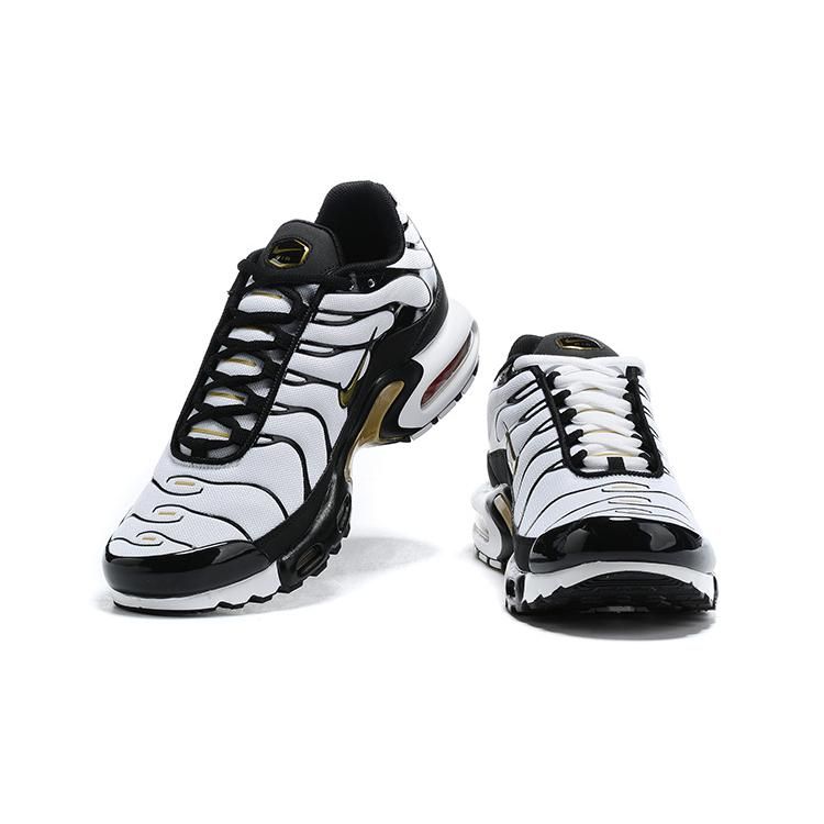 Air Max Plus Noir Blanc Or
